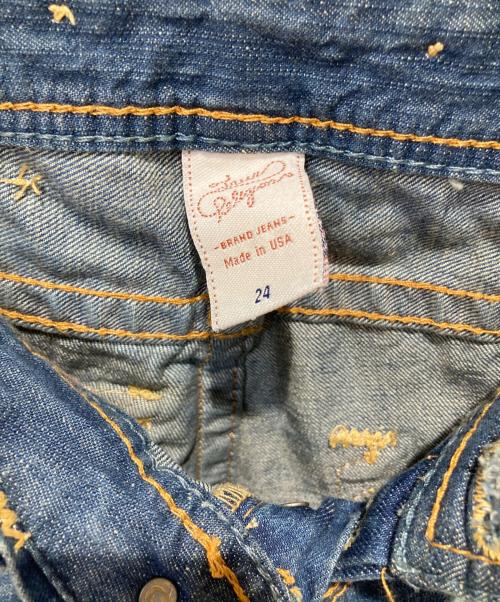 TRUE RELIGION（トゥルー レリジョン）TRUE RELIGION (トゥルー レリジョン) Billie Midrise Straight Leg Jean インディゴ サイズ:24の古着・服飾アイテム