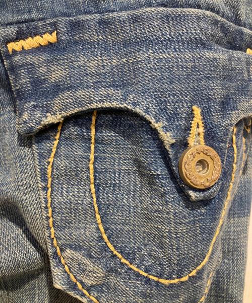 TRUE RELIGION（トゥルー レリジョン）TRUE RELIGION (トゥルー レリジョン) Billie Midrise Straight Leg Jean インディゴ サイズ:24の古着・服飾アイテム