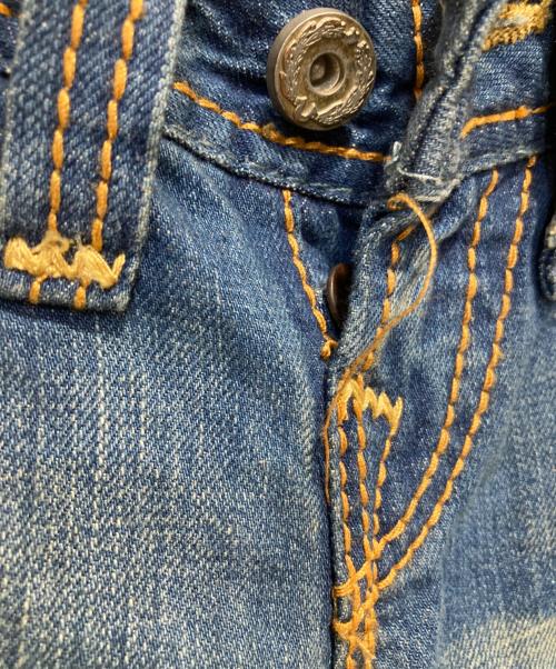 TRUE RELIGION（トゥルー レリジョン）TRUE RELIGION (トゥルー レリジョン) Billie Midrise Straight Leg Jean インディゴ サイズ:24の古着・服飾アイテム