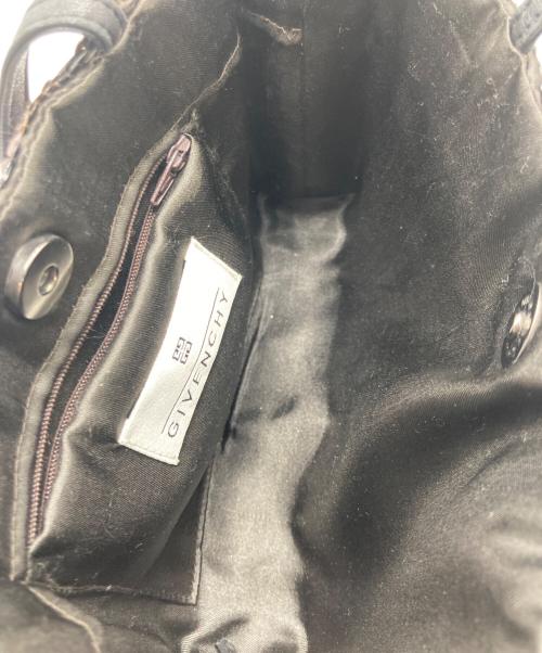 GIVENCHY（ジバンシィ）GIVENCHY (ジバンシィ) スパンコールハンドバッグ ブラウンの古着・服飾アイテム