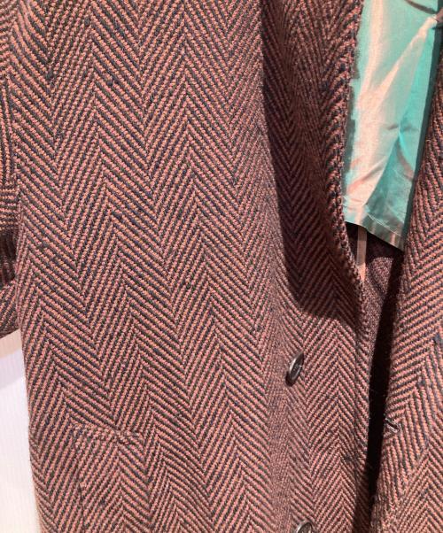 H BEAUTY&YOUTH（エイチ ビューティー&ユース）H BEAUTY&YOUTH (エイチ ビューティー&ユース) TWEED BIG COAT ブラウン サイズ:Mの古着・服飾アイテム