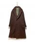 H BEAUTY&YOUTH（エイチ ビューティー&ユース）の古着「TWEED BIG COAT」｜ブラウン