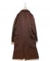 H BEAUTY&YOUTH (エイチ ビューティー&ユース) TWEED BIG COAT ブラウン サイズ:M：12000円