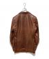 MARTIN MARGIELA (マルタン・マルジェラ) fitted leather jacket ブラウン サイズ:46：70000円