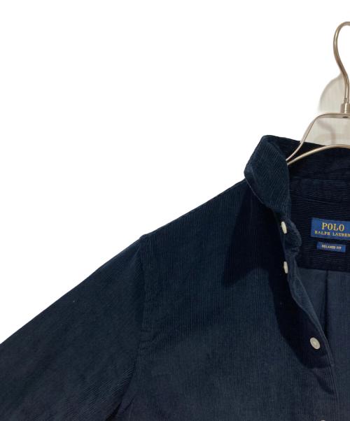 POLO RALPH LAUREN（ポロ・ラルフローレン）POLO RALPH LAUREN (ポロ・ラルフローレン) コーデュロイシャツ ネイビー サイズ:XSの古着・服飾アイテム