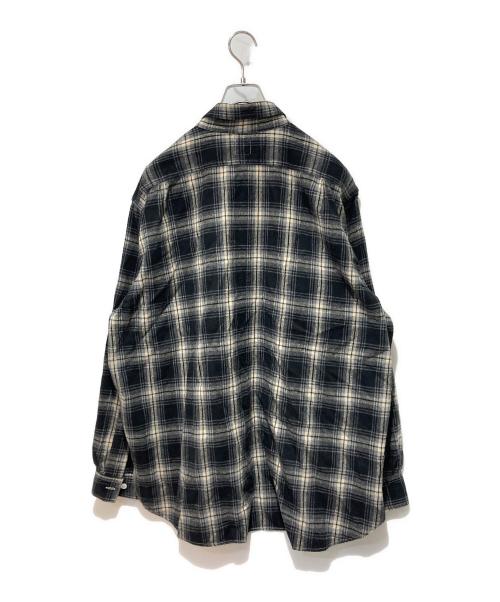 POST O'ALLS（ポストオーバーオールズ）POST O'ALLS (ポストオーバーオールズ) チェックネルシャツ グレー サイズ:XLの古着・服飾アイテム