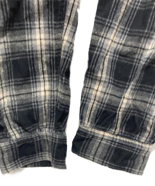POST O'ALLS（ポストオーバーオールズ）POST O'ALLS (ポストオーバーオールズ) チェックネルシャツ グレー サイズ:XLの古着・服飾アイテム
