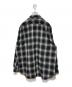 POST O'ALLS (ポストオーバーオールズ) チェックネルシャツ グレー サイズ:XL：15000円