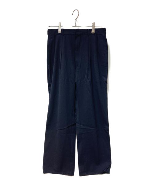 POLO RALPH LAUREN（ポロ・ラルフローレン）POLO RALPH LAUREN (ポロ・ラルフローレン) ウールスラックス ネイビー サイズ: 78.5cm (W31)の古着・服飾アイテム
