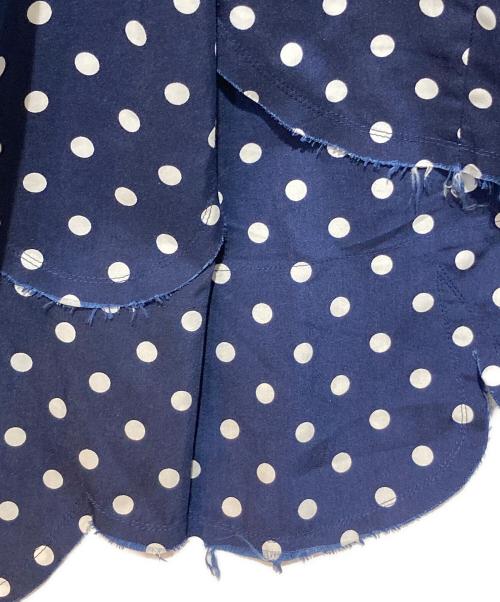 ROBE DE CHAMBRE COMME DES GARCONS（ローブドシャンブル コムデギャルソン）ROBE DE CHAMBRE COMME DES GARCONS (ローブドシャンブル コムデギャルソン) ドットワンピース ネイビー サイズ:不明の古着・服飾アイテム