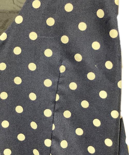 ROBE DE CHAMBRE COMME DES GARCONS（ローブドシャンブル コムデギャルソン）ROBE DE CHAMBRE COMME DES GARCONS (ローブドシャンブル コムデギャルソン) ドットワンピース ネイビー サイズ:不明の古着・服飾アイテム