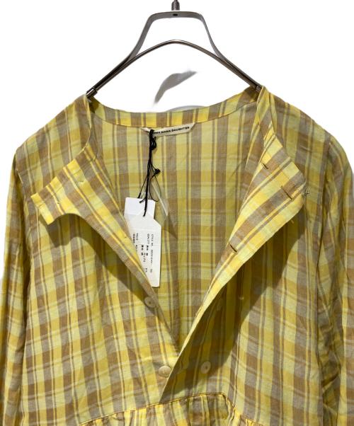 GRANDMA MAMA DAUGHTER（グランマママドーター）GRANDMA MAMA DAUGHTER (グランマママドーター) チェックワンピース イエローの古着・服飾アイテム