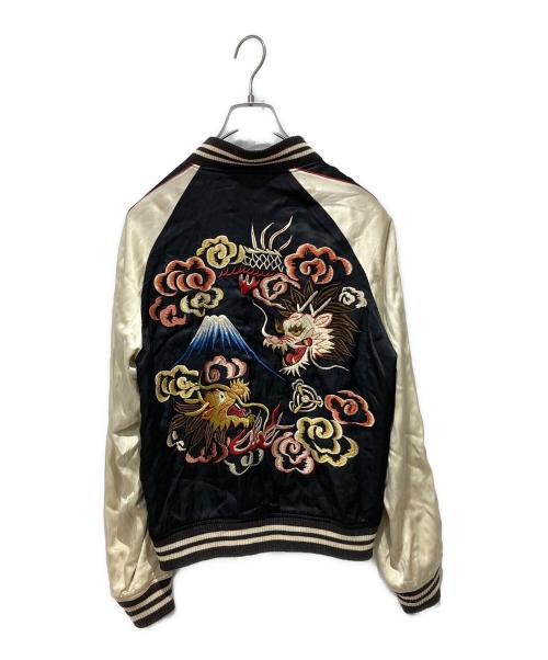 FLAT HEAD（フラット ヘッド）FLAT HEAD (フラット ヘッド) リバーシブルスカジャン ブラック サイズ:Sの古着・服飾アイテム