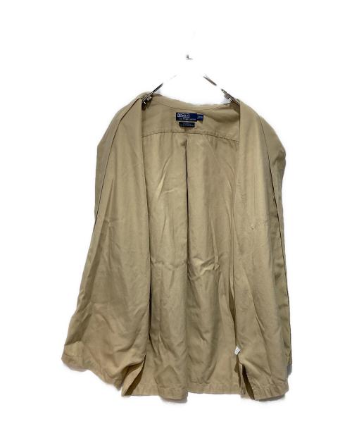 POLO RALPH LAUREN（ポロ・ラルフローレン）POLO RALPH LAUREN (ポロ・ラルフローレン) オープンカラーシャツ ベージュ サイズ:XXLの古着・服飾アイテム