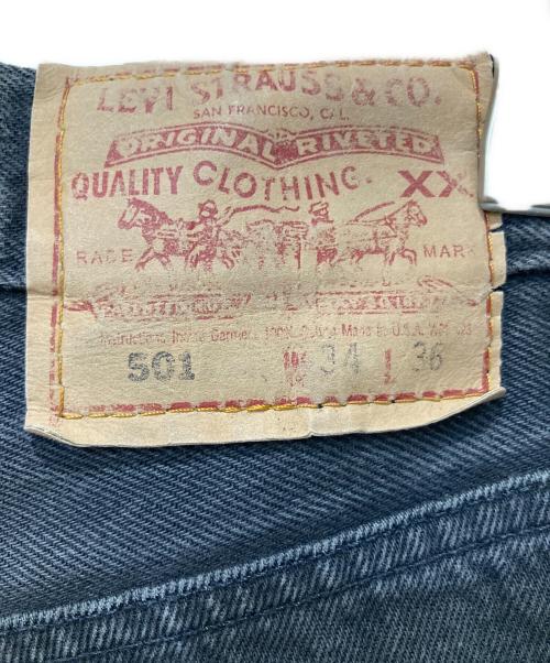LEVI'S（リーバイス）LEVI'S (リーバイス) 後染めブラックデニムパンツ グレー サイズ:34の古着・服飾アイテム