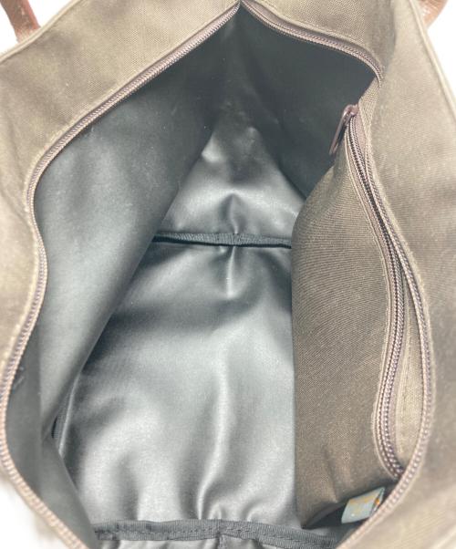 Herve Chapelier（エルベシャプリエ）Herve Chapelier (エルベシャプリエ) 舟形トートバッグ ブラウンの古着・服飾アイテム
