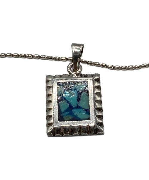 Mexican Jewelry（メキシカンジュエリー）Mexican Jewelry (メキシカンジュエリー) Mexican ターコイズネックレス シルバーの古着・服飾アイテム