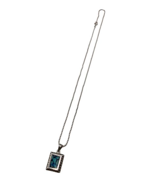 Mexican Jewelry（メキシカンジュエリー）Mexican Jewelry (メキシカンジュエリー) Mexican ターコイズネックレス シルバーの古着・服飾アイテム