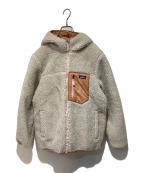 Patagoniaパタゴニア）の古着「リバーシブル ボアダウンジャケット」｜ベージュ