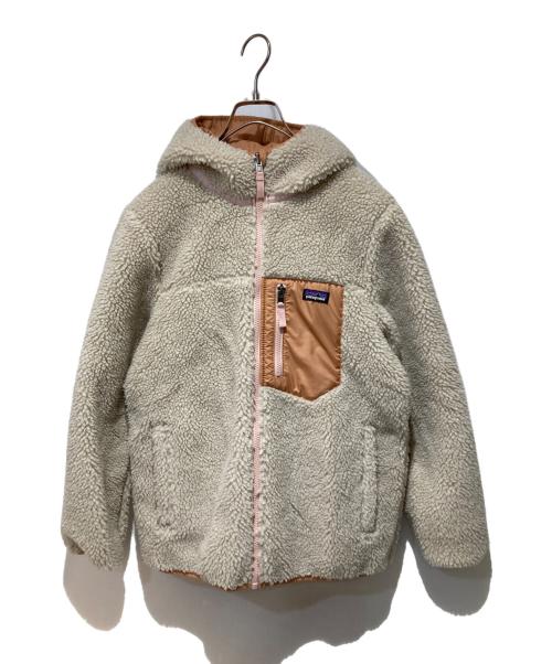 Patagonia（パタゴニア）Patagonia (パタゴニア) リバーシブル ボアダウンジャケット ベージュ サイズ:XLの古着・服飾アイテム