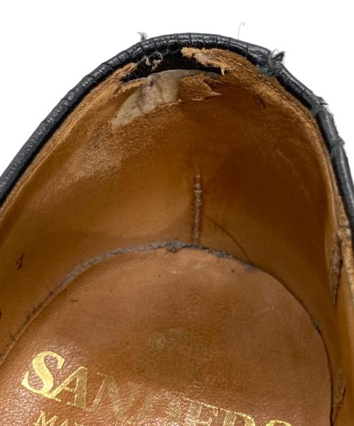 SANDERS（サンダース）SANDERS (サンダース) SOPHNET. (ソフネット) DERBY SHOES ブラック サイズ:7の古着・服飾アイテム