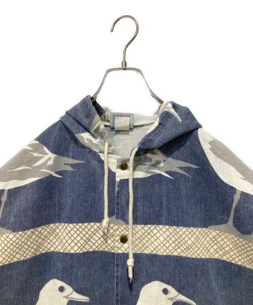 MICHGAN LAG CO（ミシガン ラグ コー）MICHGAN LAG CO (ミシガン ラグ コー) フーデッドジャケット ブルー サイズ:Mの古着・服飾アイテム
