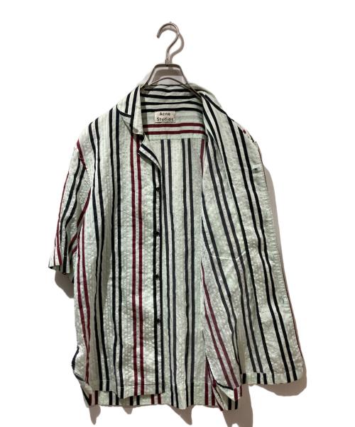 Acne studios（アクネ ストゥディオズ）Acne studios (アクネ ストゥディオズ) ストライプシャツ マルチカラー サイズ:46の古着・服飾アイテム