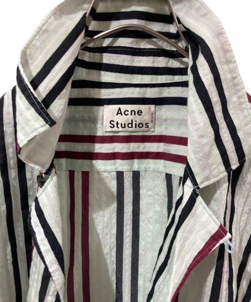 Acne studios（アクネ ストゥディオズ）Acne studios (アクネ ストゥディオズ) ストライプシャツ マルチカラー サイズ:46の古着・服飾アイテム