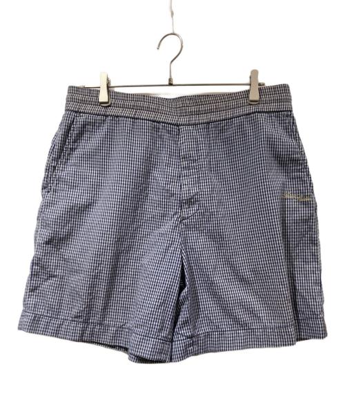 Acne studios（アクネ ストゥディオズ）Acne studios (アクネ ストゥディオズ) ギンガムチェックイージーショーツ ブルー サイズ:46の古着・服飾アイテム