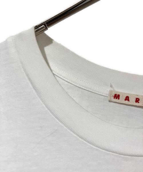 MARNI（マルニ）MARNI (マルニ) 3DロゴプリントTシャツ ホワイト サイズ:46の古着・服飾アイテム