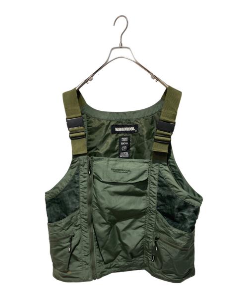 NEIGHBORHOOD（ネイバーフッド）NEIGHBORHOOD (ネイバーフッド) TOOL POCKET/N-VEST グリーン サイズ:Ｌの古着・服飾アイテム