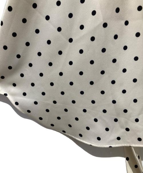 THETOE（ザ トゥー）THETOE (ザ トゥー) ドットブラウス ホワイト サイズ:Sの古着・服飾アイテム