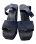 CELINE (セリーヌ) WEDGE SANDAL ネイビー サイズ:36.5：8000円