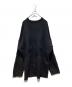 DAIRIKU (ダイリク) Flower Cross Embroidery Border Knit ブラック サイズ:ＦＲＥＥ：16000円