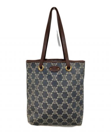 美品 ✨ CELINE デニム トートバッグ パリマカダム インディゴ 中古・古着通販】CELINE (セリーヌ) マカダムデニムトートバッグ