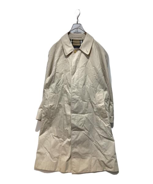 Burberry's（バーバリーズ）Burberry's (バーバリーズ) 裏ノヴァチェックステンカラーコート ベージュ サイズ:不明の古着・服飾アイテム