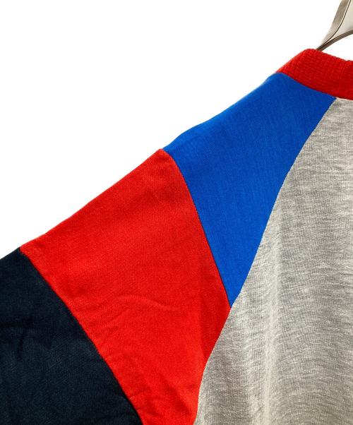 adidas（アディダス）adidas (アディダス) 半袖スウェット グレー×レッド サイズ:180の古着・服飾アイテム