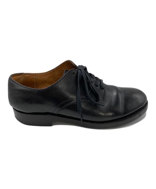 USN OFFCER（ユー・エス・エヌ・オフィサー）USN OFFCER (ユー・エス・エヌ・オフィサー) プレーントゥシューズ ブラック サイズ:8の古着・服飾アイテム