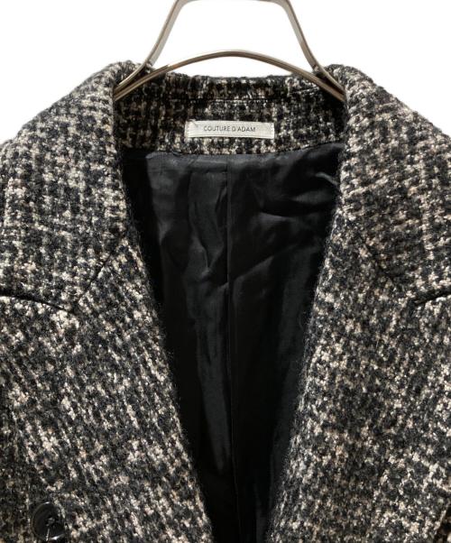 Couture d'adam（クチュールドアダム）Couture d'adam (クチュールドアダム) ツイードコート ブラック サイズ:36の古着・服飾アイテム