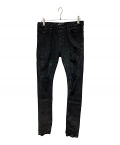 中古・古着通販】FUGA (フーガ) 裾ジップコーティングデニムパンツ 中古・古着通販】FUGA (フーガ) 裾ジップコーティングデニムパンツ