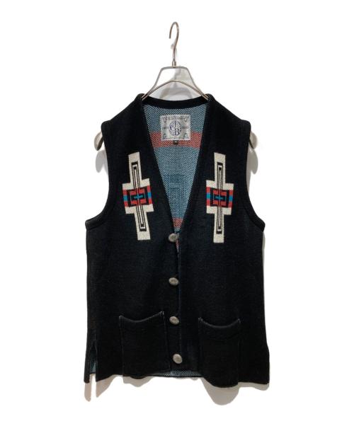 JELADO（ジェラード）JELADO (ジェラード) サンタフェニットベスト ブラック サイズ:Mの古着・服飾アイテム
