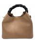 elleme (エレメ) 2WAYハンドバッグ ブラウン：14000円