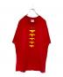 Hanes（ヘインズ）の古着「プリントTシャツ」｜レッド