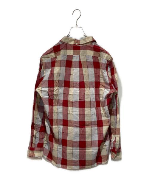 ARROW（アロー）ARROW (アロー) チェックシャツ レッド サイズ:Mの古着・服飾アイテム