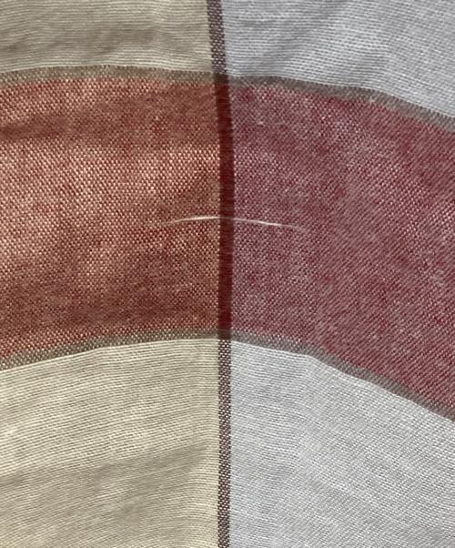 ARROW（アロー）ARROW (アロー) チェックシャツ レッド サイズ:Mの古着・服飾アイテム