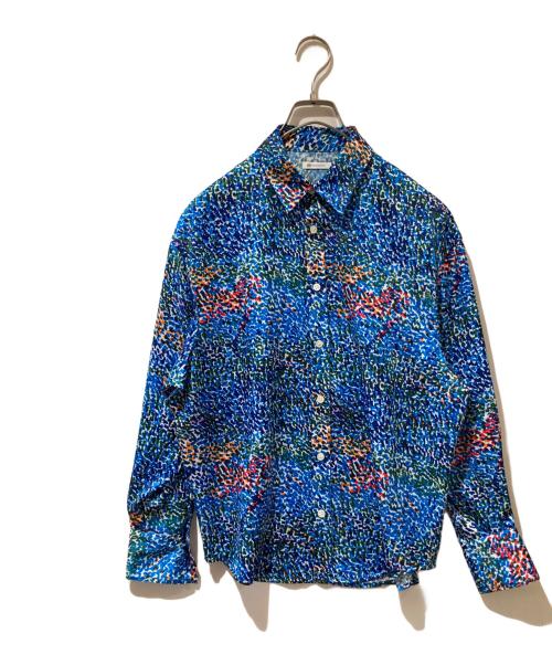 HERALBONY（ヘラルボニー）HERALBONY (ヘラルボニー) シャツブラウス「（無題）（青）」 ブルー サイズ:ＦＲＥＥの古着・服飾アイテム
