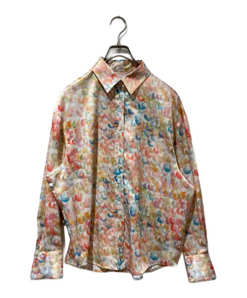 HERALBONY（ヘラルボニー）HERALBONY (ヘラルボニー) シャツブラウス「蟻」 ピンク サイズ:ＦＲＥＥの古着・服飾アイテム