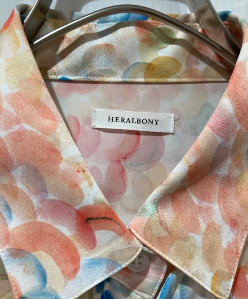 HERALBONY（ヘラルボニー）HERALBONY (ヘラルボニー) シャツブラウス「蟻」 ピンク サイズ:ＦＲＥＥの古着・服飾アイテム
