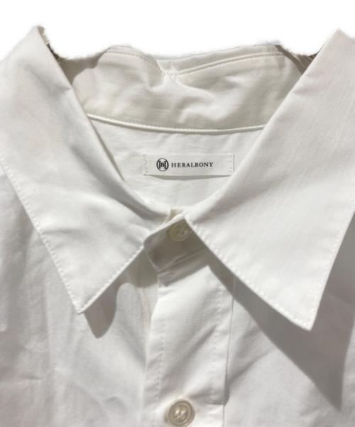 HERALBONY（ヘラルボニー）HERALBONY (ヘラルボニー) レギュラーカラーシャツ「タイトル不明」 ホワイト サイズ:Ｌの古着・服飾アイテム