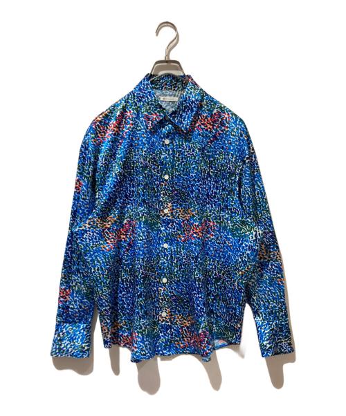 HERALBONY（ヘラルボニー）HERALBONY (ヘラルボニー) シャツブラウス「（無題）（青）」 ブルー サイズ:ＦＲＥＥの古着・服飾アイテム